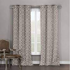 2 Pack Harris 96 Blackout Grommet Pair Panel 36 In W X 96 In L In Taupe Walmart Com Curtains For Grey Walls Grey Curtains Living Room Grey Walls Living Room