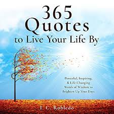 Life does not come with instructions on how to live, but it does come with trees, sunsets, smiles and laughter, so enjoy your day. 365 Quotes To Live Your Life By Horbuch Download Von I C Robledo Audible De Gelesen Von Seth Thompson