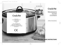 Maybe you would like to learn more about one of these? Crock Pot Scv655 Iuk Instruction Manual Pdf Download Manualslib