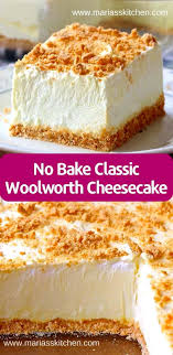 No Bake Classic Woolworth Cheesecake Recipe Cheesecake Dessertrecipes Desserts 0 D Easy Cheesecake Recipes Woolworth Cheesecake Recipe Cheesecake Recipes