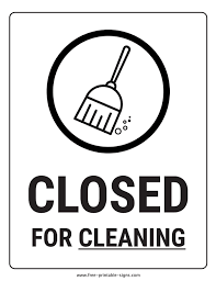 Printable close sign pdf free download close sign. Printable Closed For Cleaning Sign Free Printable Signs