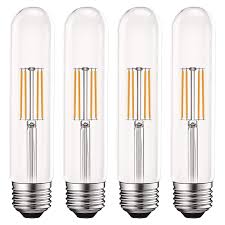 Shop Luxrite Vintage T9 Led Tube Light Bulbs 60w Equivalent 2700k Warm White 550 Lumens Dimmable 5w E26 Base 4 Pack On Sale Overstock 28958669