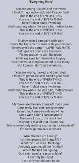 Everything Ends Slipknot Slipknot Lyrics Taylor Lyrics Metal Music Quotes