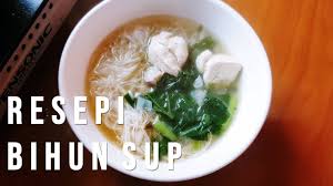 Terdapat sesetengah tempat dimana bihun sup utara dihidangkan bersama tauhu goreng. Resepi Bihun Sup Youtube