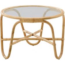 Charlottenborg Table Coffee Table Rattan Table Natural Coffee Table