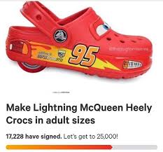 Select size to see the return policy for the item. Crocs Cars Lightning Mcqueen Shoes Off 73