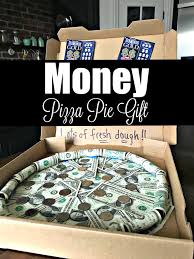 Make a box using your own craft paper and card stock. Money Pizza Pie Gift Redhead Can Decorate