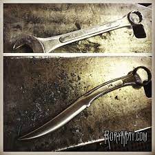 Up Cycled Wrench Into A Knife And Bottle Opener By Isolatedreality Wrench Knife Knife Making Knife