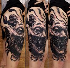 We did not find results for: Realistic Black And Grey Thigh Tattoo From Cris Sake Tattoo Crew