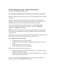 New Job Notice Resignation Letter Templates At Allbusinesstemplates Com