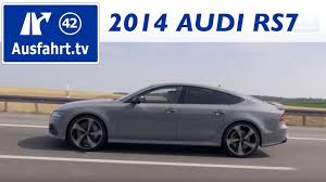 Does an audi rs 7 really need more power? 2014 Audi Rs7 Review Test Testdrive Youtube