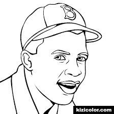 Supercoloring.com is a super fun for all ages: Jackie Robinson Dibujos Para Colorear Y Imprimir Gratis Para Ninos