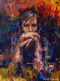 If You Visit The Website Of Artist Wyatt Legrand You Might Read To Let Things Be Spontaneous Paint What Interests You Paint What Con Painting Artist Art