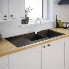 Evier En Resine Noire Mate 2 Bacs A Encastrer Ising Tous Les Conseils Et Les Dernieres Tendances Bricolage Decorati Evier Cuisine Evier Noir Evier En Resine