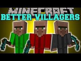 скачать мод на майнкрафт 1 12 2 на новые руды Minecraft Helpful Villagers New Jobs Protect The Village Name Them Mod Showcase Youtube Popularmmos Minecraft Minecraft Popularmmos