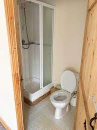 And, in the bathroom the toilet is on the west wall and the shower is on the east wall. 17th Century English Cottage Bathroom Makeover Before After Madeleine Olivia