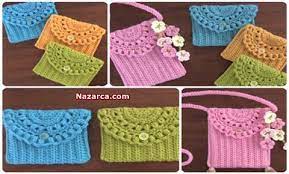 Tigla Cok Kolay Orgu Canta Ve Cuzdan Yapilisi Videolu Nazarca Com Baby Knitting Patterns Orgu Bebekler Icin Orgu