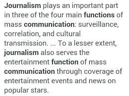Explain At Least One Function Of Communication And Journalist. ​ -  Brainly.ph