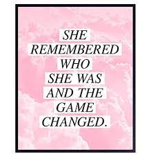 We did not find results for: Amazon Com She Remembered Who She Was And The Game Changed Inspirational Positive Quotes Wall Decor 8x10 Motivational Wall Art Poster Encouragement Best Friend Gift For Teens Women Girls Bff Handmade