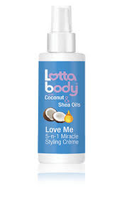 Lottabody With Coconut Shea Oils Love Me 5 In 1 Miracle Styling Creme 5 1 Ounce Lotta Body Products Oils Curl Styles