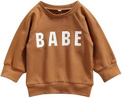 Buy Toddler Baby Boy Girl Sweatshirt Long Sleeve Crewneck Pullover Sweater Shirt Fall Winter Clothing Online In Usa B09f3744gc