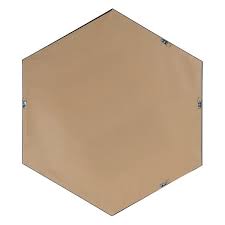 Add embellir from myplaza hollywood wall mirror makeup. Kate And Laurel Rhodes 6 Sided Hexagon Wall Mirror 30 75x34 75 Overstock 27703679