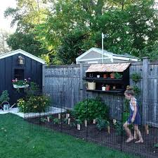 This will effectively stop your dog from digging in. 17 Beautiful Garden Fence Ideas