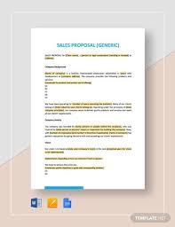 Write a winning proposal in minutes with jotform's proposal pdf templates. 21 Sales Proposal Templates Doc Excel Pdf Ppt Free Premium Templates