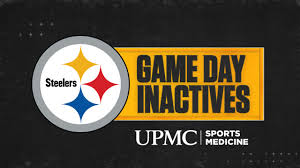 Maybe you would like to learn more about one of these? Steelers Inactives For Week 12 Vs Ravens