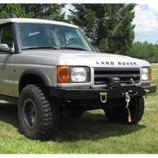 Land rover discovery, sometimes referred to as disco in slang or popular language, is a series of medium to large premium suvs, produced under the land rover marque. Amazon Com Heavy Duty Front Steel Bumper Da5645 Dpb104620 With Winch Mount For Land Rover Discovery 2 1999 2004 Automotive