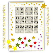 Meinlilapark Free Printable Advent Calendar Numbers Ausdruckbarer Adventskalender Freebi Templates Printable Free Calendar Printables Beer Advent Calendar