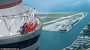 And if you never walked off that footpath, you probably won't walk off this skywalk, right? Edgewalk Ride To Open On Cn Tower Toronto Canada Daily Mail Online