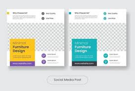 Maybe you would like to learn more about one of these? Furniture Design Social Media Post Banner Template Set 2737443 Vector Art At Vecteezy