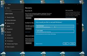The windows 10 recovery mode can be reached by pressing an f key during the system startup. Reset And Reinstall Windows 10 From The Cloud Thomas Maurer