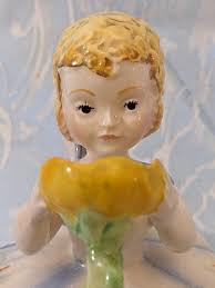 Very Rare Beswick Fairy Figurine Fairy Drinking Model 1011*READ Missing 1  Wing