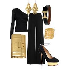 Black And Gold Outfits For Ladies Designer Clothes Shoes Bags For Women Ssense Black And Gold Outfit My Style Fashion