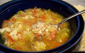 Made this soup w the. Left Over Roast Pork And Cabbage Soup Recipe Recipezazz Com