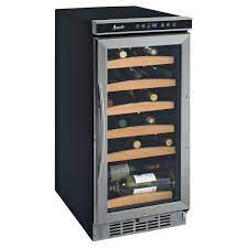 Avanti Wc1500dss 30 Bottle Built In Wine Cooler Built In Wine Cooler Wine Chiller Wine Refrigerator