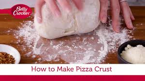 How To Make Pizza Crust Betty Crocker Recipe Youtube