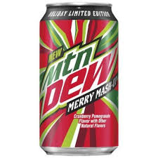 mounn dew merry mash up soda