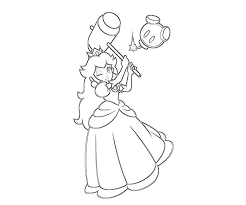 You can use our amazing online tool to color and edit the following mario kart peach coloring pages. Printable Princess Peach Coloring Pages Coloring Home
