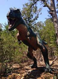The dinosaur park features a unique outdoor museum setting. Austin Com A Visit To The Dinosaur Park
