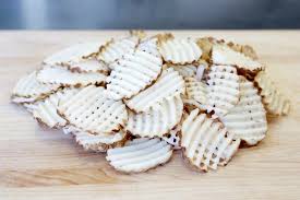 Homemade waffle fries are easy with these simple steps for cutting and then frying to waffle fries are a delicious treat and a nice change from the standard french fry. Waffle Fries 5 Steps With Pictures Instructables