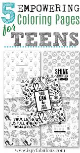 Thaneeya mcardle doodling drawings | etsy. 5 Empowering Coloring Pages For Teens Free Printables I Spy Fabulous