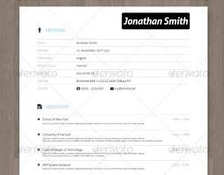 28 minimal & creative resume templates