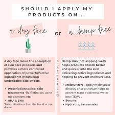 Dana Holistic Esthetician On Instagram A Common Question I Receive Is If It S Best To Apply Skincare Products To A Clea Skin Facts Skin Care Body Skin Care