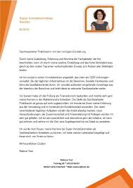 Das bewerbungsschreiben für eine wohnung ist keine reine formsache. Sachbearbeiter M W Immobilienmakler Cv Bewerbung