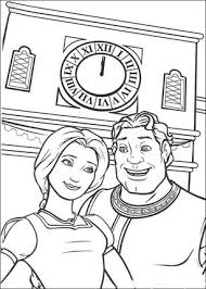 Fiona And Shrek Human Coloring Page Cool Coloring Pages Shrek Coloring Pages