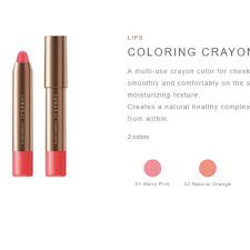 There are two limited edition shades Lunasol Coloring Crayon à¸ª 02 Natural Orange Shopee Thailand