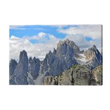 Crédence chaine de montagnes sur mesure pour votre cuisine. Tableau Sur Toile Chaine De Montagne Dans Les Dolomites Italie Pixers Nous Vivons Pour Changer